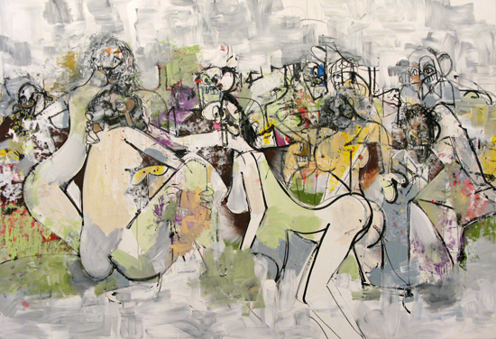 GCondo_c2010_FiguresInAGarden