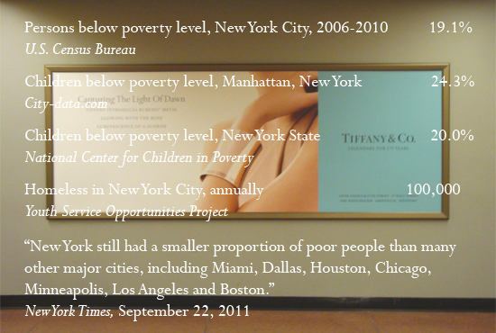 David St.-Lascaux Tiffany ad, Grand Central Station David St.-Lascaux Tiffany ad, Grand Central Station